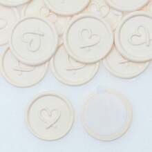 30pcs Heart Pattern Self-Adhesive Wax Seal Stickers For Wedding Invitations - Multicolor - View 14
