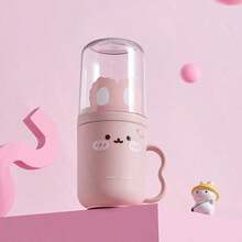 A Odorless Travel Toothbrush Box And Mouthwash Cup Set - Portable, Plastic Toothpaste Cup, Cute Rabbit Design, Bathroom Mouthwash Cup, Space-Saving Hygiene Solution For Carry-On, Suitable For Business Travel And Vacation - Multicolor - View 2