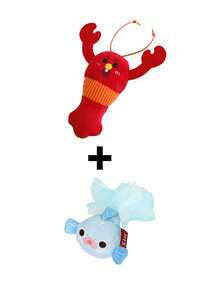 PETSIN 1 Piece Catnip Cat Toy, Simulation Small Fish, Crayfish Catnip Bell Toy, Tooth Grinding And Tooth Cleaning, Self-Entertainment And Leisure Toy, Pet Supplies - Multicolor - View 9