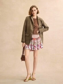 Rosivie Women's Round Toe Thick Heel Hollow Woven Elegant Versatile Comfortable Vacation Roman Sandals, Gold High Chunky Heel Sandals