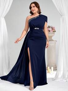 Coutiva Plus Size Formal Evening Gown (Heavily Embellished) Sequin Dress  Lace Dress Luxury Evening Dresses For Women