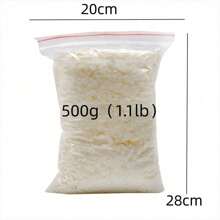 200g/500g Pure Soy Wax Candle Making Wax, Candle Making DIY Handmade Aromatherapy Candle Supplies - White - View 11