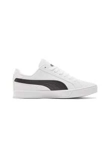 Puma Smash Vulc Unisex Casual Sneakers White Black 359622