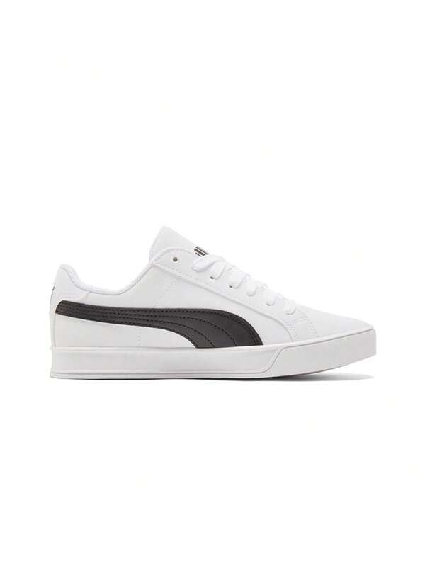 Puma Smash Vulc Unisex Casual Sneakers White Black 359622