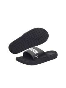 Puma Softride Slide Massage Men's Sports Sandals Black/White 383062 - Black/White - View 4