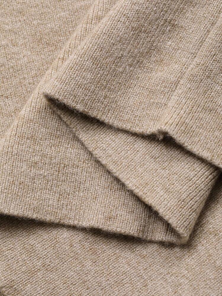 Chic One-Shoulder Slim Fit Knit Sweater, Layering Top For Autumn/Winter, Halloween