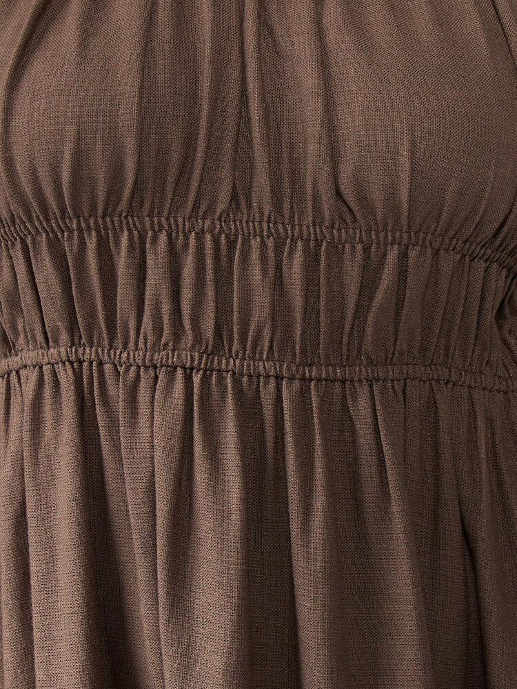 MISSGUIDED Plus Size Empire Waist Puff Sleeve Maxi Dress Elegant Fall Winter Square Neck Boho Peasant Long Wedding Guest Holiday Party Outfit