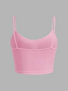 SHEIN EZwear 3件女士短版貼身休閒背心，夏季 - 彩色 - 查看 7