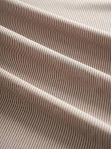 INAWLY 3件套女式纯色V领插肩袖修身休闲亨利衫T恤套装 - 彩色 - 查看 6