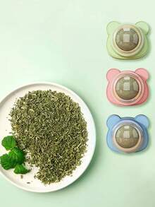 PETSIN 1 Juguete de hierba gatera para gatos, Golosinas para gatos, Hierba dental para gatos, Diversión para gatos, Juguetes resistentes a mordeduras para gatitos, Bolas giratorias de hierba gatera, Juguetes - Multicolor - Ver 8