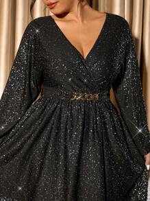 Cravure Christmas Halloween Plus Size Dresses Fall Cloth For Women - Black - View 7