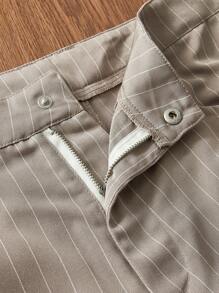 Manfinity VCAY Men's Casual Loose Woven Shorts, Fashionable Daily Wear, Couple Things - Apricot - View 5