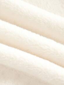 SHEIN MOD Women's Elegant Solid Color Faux Fur Coat, Autumn/Winter,Halloween Clothes,Winter Clothes For Women,Concert Outfits For Women,Fairycore,Winter Clothes Women