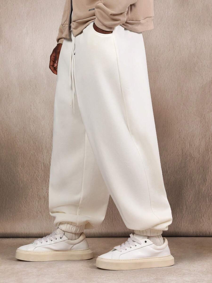 SUMWON Heavyweight Cuffed Jogger With Drawstring Waist