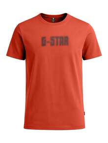 G-Star Men's Dotted T-Shirt Orange - Red - View 4