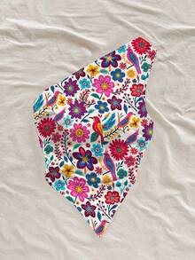 Soleia Áo thun họa tiết hoa nhiệt đới cỡ lớn cho nữ, phong cách cổ điển, phong cách nghỉ dưỡng thường ngày, gợi cảm, dễ thương, phong cách boho Y2K dành cho cô gái dừa, lễ hội âm nhạc, thích hợp cho mùa hè - Nhiều màu - Xem 6