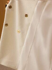 MOTF PREMIUM WOOL WRAP BLAZER, AUTUMN/WINTER - Beige - View 8