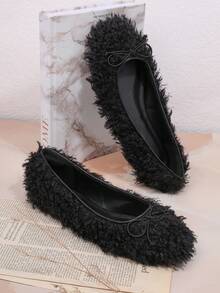 SHUZIA Của phụ nữ Giày phẳng - màu đen - Xem 6