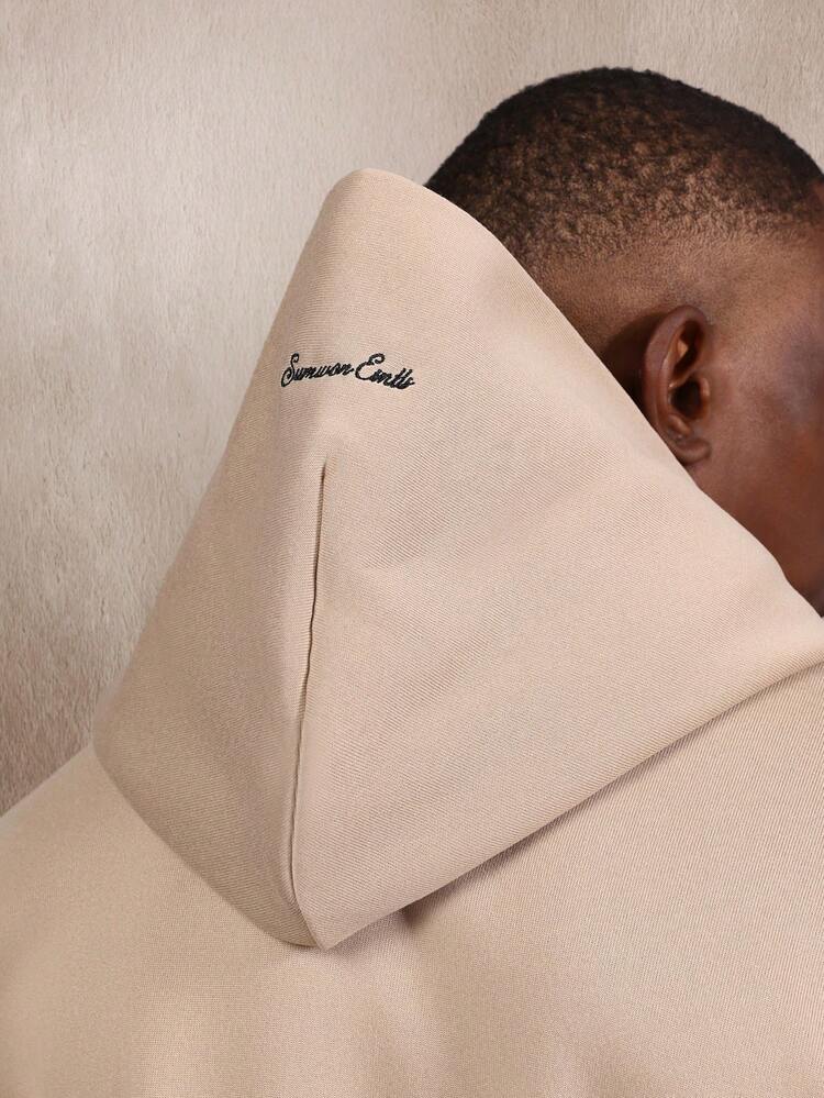 Essential Full Zip Hoodie With Centre Pocket And Drawstring