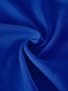 SHEIN EZwear 休闲简约百搭短款背心，适合女性夏季度假穿着 - 藍色 - 查看 3