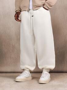 SUMWON Heavyweight Cuffed Jogger With Drawstring Waist