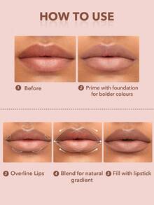 SHEGLAM Glam 101 Lipstick & Liner Duo-Soft Chai - Multicolor - View 9