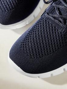 CUCCOO EASI 女士舒适、轻便、透气的日常休闲运动鞋 - 藏蓝色 - 查看 4