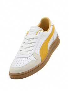 Puma Indoor Unisex Casual Sneakers Warm White 401360 - Bianco e senape - Visualizzare 4