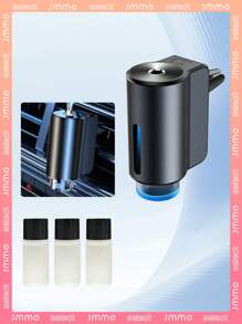 JMMO 智能车载空气清新剂扩散器，浓度可调，适用于多种车型 - 带 3x10ML 精油香水，电池容量 200mAh