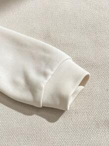 SHEIN مجموعة قميص ثقيل بولو مريح وبنطال طويل منسوج مناسبة للأطفال الصبية، مناسبة للارتداء اليومي، الخارجي، الرياضة، الحفلات، التصوير الفوتوغرافي، العطلات، موسم الخريف/الشتاء