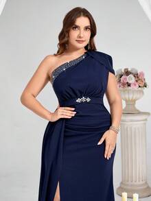 Coutiva Plus Size Formal Evening Gown (Heavily Embellished) Sequin Dress  Lace Dress Luxury Evening Dresses For Women
