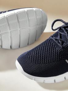 CUCCOO EASI 女士舒适、轻便、透气的日常休闲运动鞋 - 藏蓝色 - 查看 5