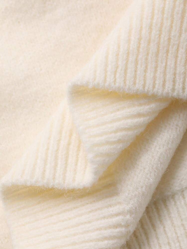 Crew Neck Jacquard Knit Sweater, Slouchy Retro Loose Soft Style Fall,Winter Christmas,New Year