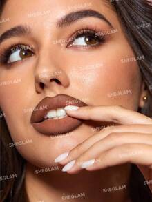 SHEGLAM Glam 101 唇膏和眼线笔套装 - 深焦糖色