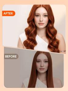 JMMO HAIR One-Touch Instant Hair Curler, Electric Automatic Curling Iron, 32mm Large Wave Curls, 4 Adjustable Temperatures, Fast Heating & 2-Way Rotation, Auto Shut-Off, Anti-Scald, Curly Hair For Hair Styling Graduation Birthday Holiday Graduation Birthday Holiday Holiday Summer Fall Autumn Women Makeup Cosmetic Wedding Party Beach Travel Camping Outdoors School Campus, Easy To Use-UK Plug - Grey - View 9