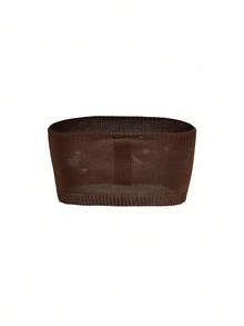 Y2Kool BiGraphic 2 件卡其色破洞女式针织长袖上衣套装棕色短款上衣棕色针织上衣破洞棕色上衣深棕色短款上衣冬季搭配理念休闲 - 卡其色 - 查看 5