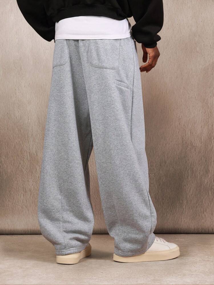 Essential – Jogginghose mit geradem Bein, Handytasche und elastischem Bund