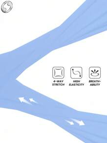 Innovista 女士必备纯色运动套装，精致设计，运动服饰，透气舒适，包含露脐上衣、文胸、短裤，带手机卡口袋，下装两件套，适合日常瑜伽、骑行、高强度间歇训练、办公室、法庭、早午餐、健身房等各种场合，多功能休闲运动套装，弹力十足，适合全天穿着。 - 藍色 - 查看 7