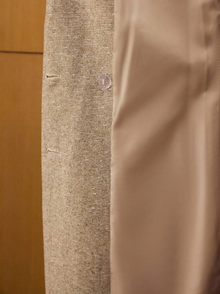 WOOL BELTED OVERCOAT