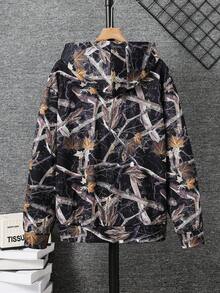 SHEIN Teen Boys Street Wear Full Print Fashion Hip-Hop Sportswear Casual Comfortable Versatile Printed Sweatshirt Fall Autumn And Winter - Multicolor - View 5
