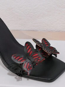 SHUZIA Women's Summer Stylish High Heel Sandals - Red - View 6