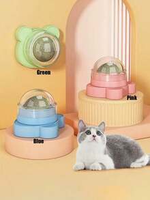 PETSIN 1 Juguete de hierba gatera para gatos, Golosinas para gatos, Hierba dental para gatos, Diversión para gatos, Juguetes resistentes a mordeduras para gatitos, Bolas giratorias de hierba gatera, Juguetes - Multicolor - Ver 26