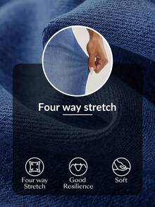 Flexra Women's Fashion Washed Pocket Loose Fit Denim Jeans - Light Wash - View 7