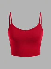 SHEIN EZwear 3入組女士短款緊身休閒背心，適用於夏季 - 彩色 - 查看 10