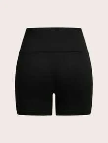 SHEIN EZwear Quần short skinny dệt kim đơn giản & giải trí cho nữ, gói nhiều chiếc, thích hợp cho mùa hè - Nhiều màu - Xem 8