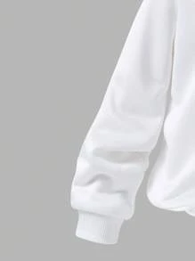 2pcs/Set Setelan Anak Perempuan Kasual Chic Hoodie dengan Desain Grafis dan Rok Kargo dengan Legging, Cocok untuk Musim Gugur/Musim Dingin/Musim Semi - MultiWarna - View 6