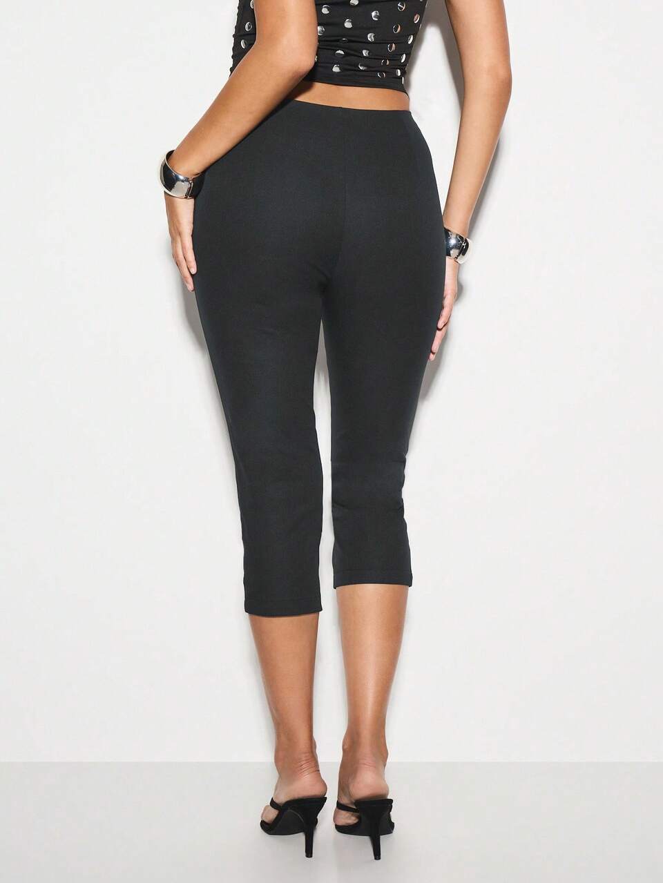 Leggings de pierna recta con largo capri de Bengala