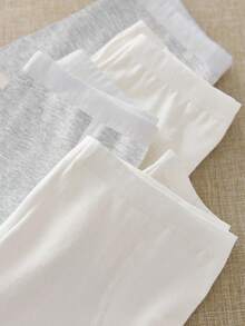 4条装男童纯白色简约休闲棉质三角裤 - 彩色 - 查看 6