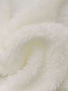 SHEIN Parka de niña para otoño/invierno, nueva llegada, con cuello de piel, bolsillos grandes, con capucha, cintura ajustada, moda minimalista, abrigo de algodón de largo medio