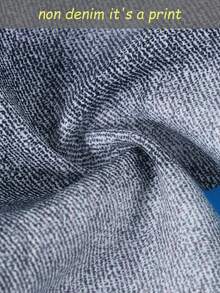 SHEIN ChillGRL Tween Girls' Casual Street Graffiti Print Wide Leg Pants - Black - View 8